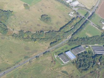 An oblique aerial view of Alness Point, Easter Ross, looking NNE.