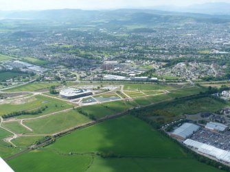 Aerial view of UHI campus, Beechwood, Inverness, looking SW.