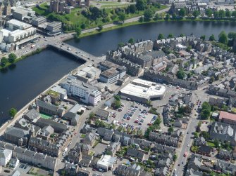 Aerial view of Central West Inverness, looking ESE.