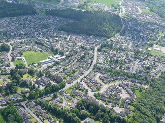 Aerial view of Lochardil and Holm, Inverness, looking SE.