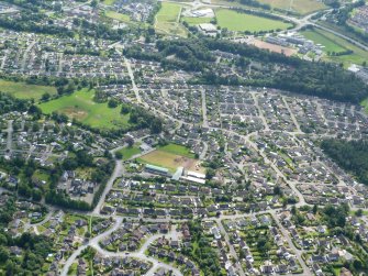 Aerial view of Lochardil, Inverness, looking SE.