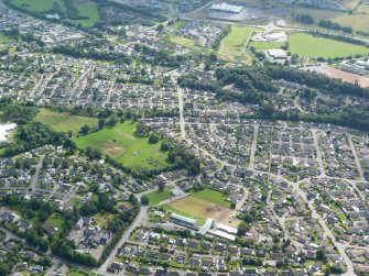 Aerial view of Lochardil, Inverness, looking SSE.