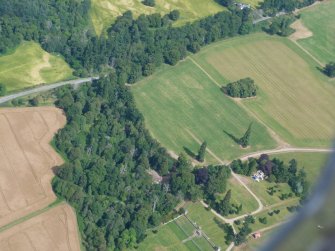 Aerial view of Belladrum, near Beauly, looking N.
