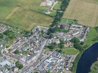 Aerial view of Beauly, looking NE.