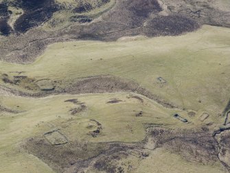 An oblique aerial view of the main settlement of Urchany, near Kilmorack, looking S.