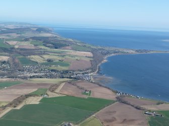 An oblique aerial view of Avoch, Black Isle, looking NE.