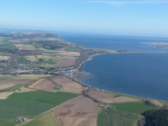 An oblique aerial view of Avoch, Fortrose and the Black Isle, looking NNE.