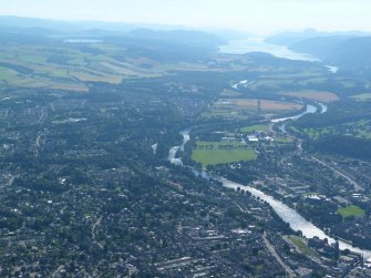 Aerial view of Inverness, looking SW.