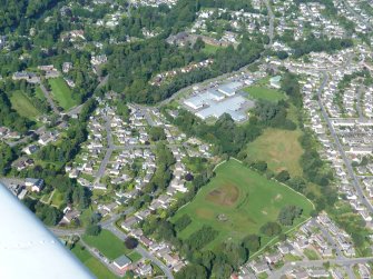 Aerial view of Drummond School, Inverness, looking NW.