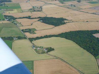 Aerial view of Urquhart, Black Isle, looking E.