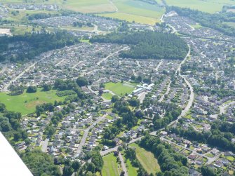 Aerial view of Lochardil Primary School, Inverness, looking SE.