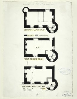 Duchray Castle floor plans