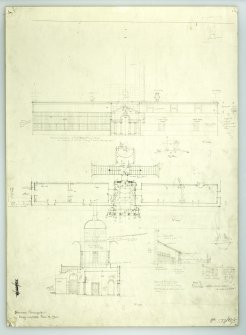 Plans, elevations and details.