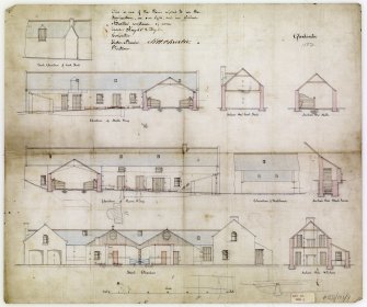 Sections and elevations.