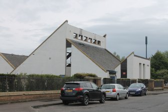 Historic building recording, Living areas, S elevation, General view, St Paul's Roman Catholic Church, Pennywell Road (4 Muirhouse Avenue), Muirhouse, Edinburgh