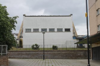 Historic building recording, Church, N elevation, General view, St Paul's Roman Catholic Church, Pennywell Road (4 Muirhouse Avenue), Muirhouse, Edinburgh