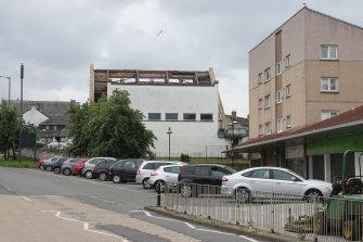 Historic building recording, Church, N elevation, General view, St Paul's Roman Catholic Church, Pennywell Road (4 Muirhouse Avenue), Muirhouse, Edinburgh