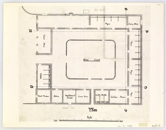 Survey drawing showing plan of steading.