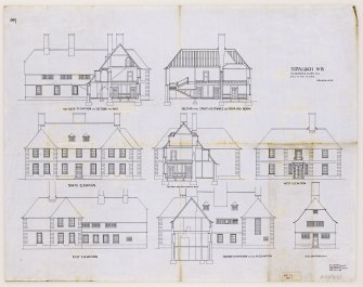 Elevations and sections.