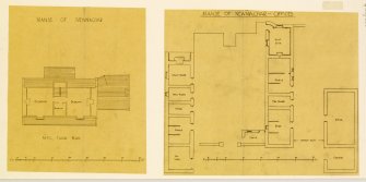 Plan of attic floor and offices.