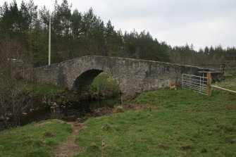 Dalchully bridge, view from N