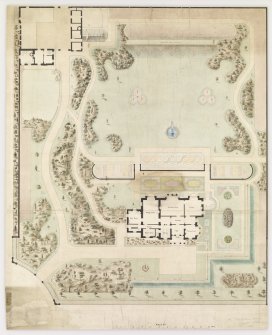 Aberdeen, Carden Place, General.
Plan of 'Mr Fletcher's House' and garden layout in Carden Place