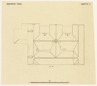 Aberdeen, Grandhome House.
Plan of roof.