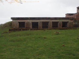 The crew shelter of the NE Emplacement from the NW