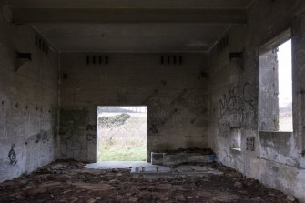 Charles Hill Battery.
Engine House, interior view looking south.