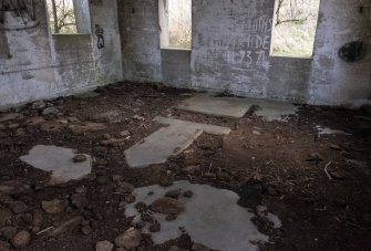 Charles Hill Battery.
Engine House, detail of floor.