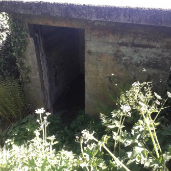 View from the NNW of what may have been a small exchange, which is tucked into the rocks above the Sentry Light 