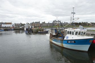 Port Seton Harbour, view from the north.