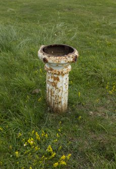 Dunbar, Whitesands Beach, carpark. Victorian drinking fountain no.1 found at east end of carpark.