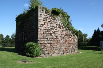 Photographic survey, A view of the SE external wall elevation, Craiglockhart Castle