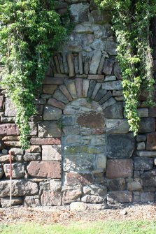 Photographic survey, Detail of the door on NE elevation, Craiglockhart Castle