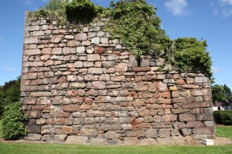 Photographic survey, View of the SE external wall elevation, Craiglockhart Castle