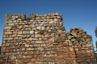 Photographic survey, Upper half of the external SE elevation, Craiglockhart Castle