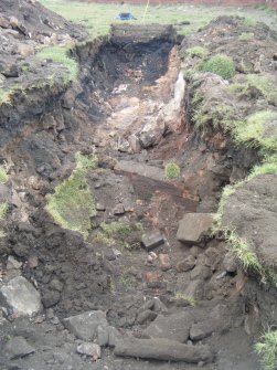 Archaeological evaluation, View of Trench 5, Joppa Salt Pan Works