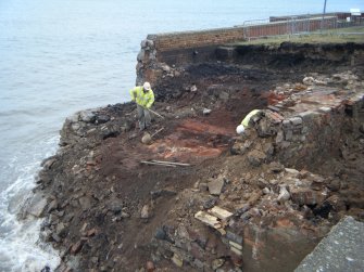 Archaeological excavation, Working shot, Joppa Salt Pan Works