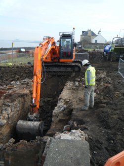 Archaeological excavation, Working shot, Joppa Salt Pan Works