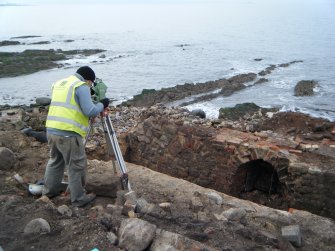 Archaeological excavation, Working shot, Joppa Salt Pan Works