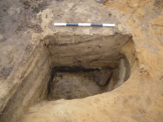 Archaeological excavation, E facing section of [501], Balmakeith Industrial Estate