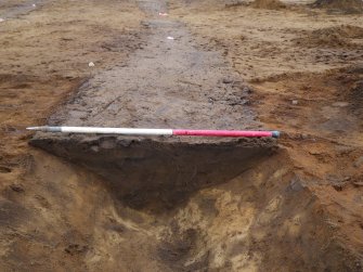 Archaeological excavation, Linear ditch [311], Balmakeith Industrial Estate