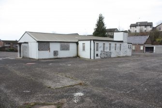 Historic building recording, General view of the external buildings to the N of the school, Wellbraehead Primary School, Forfar
