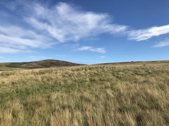 View of cairn, Penshiel Hill