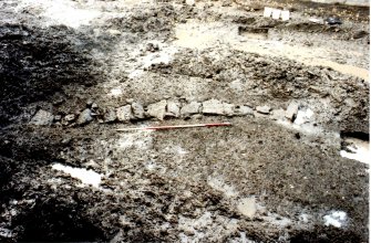Data structure report plate 5: 'Culvert 013/014 looking SW', Archaeological excavation, St. Patrick's Church, Cowgate, Edinburgh