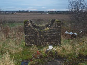 The concrete brick-built fuel tank cradle from the SSE