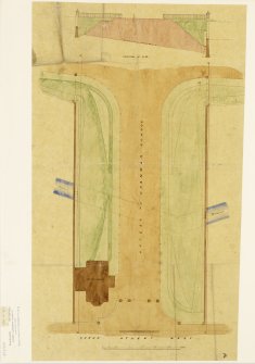 Aberdeen, Skene Street, Grammar School.
Phographic copy of access road plan.
Insc: ''Access Road For Grammar School'.