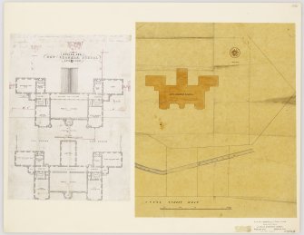 Aberdeen, Skene Street, Grammar School.
Photographic copy of plans of the school.