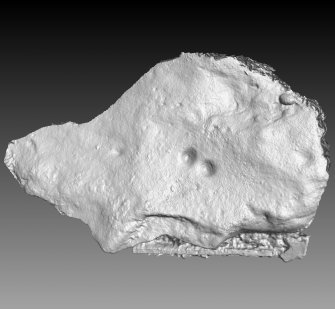 Snapshot of 3D model, from Scotland's Rock Art Project, Turin Hill 5, Turin Hill, Angus